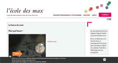 Desktop Screenshot of ecoledesmax.com